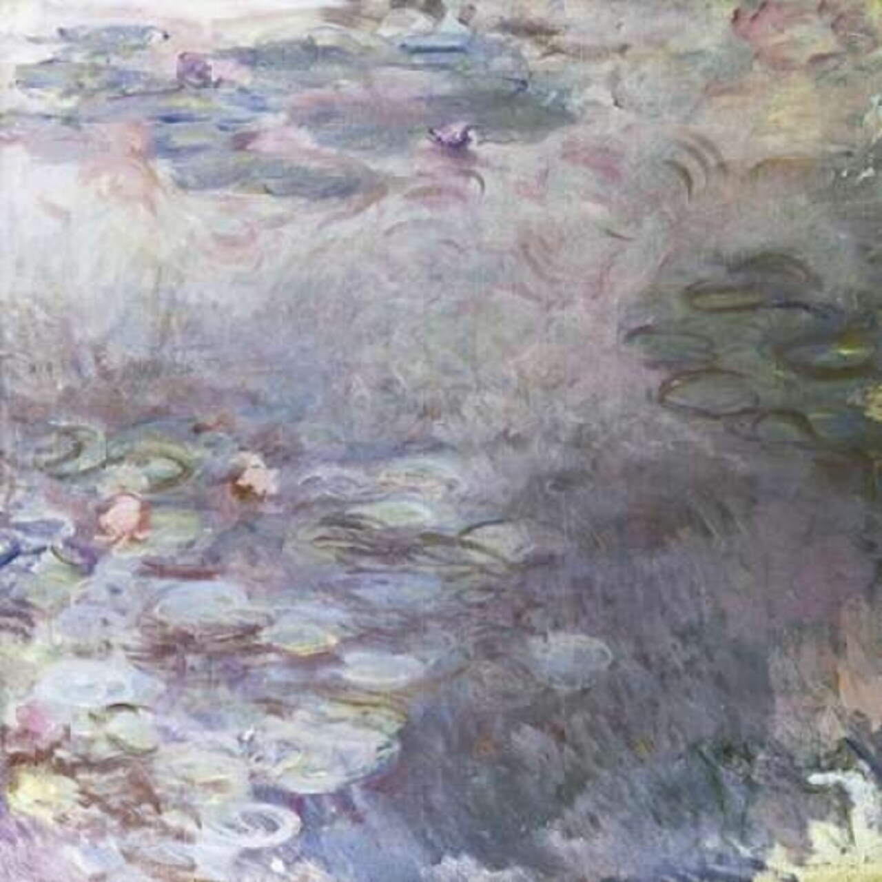 Pale Water Lilies - Nympheas clairs c. 1917-25 Poster Print by Claude Monet - Item # VARPDX278687